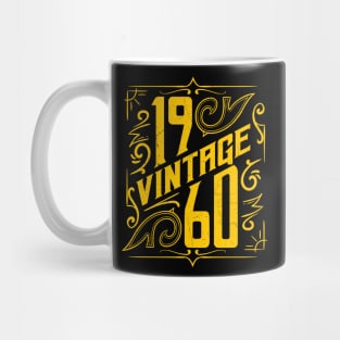 60th birthday gifts for men and women 1960 gift 60 years old Mug